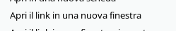 Visualizzazione funzione browser "Apri link in una nuova finesta"